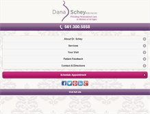 Tablet Screenshot of danascheymd.com